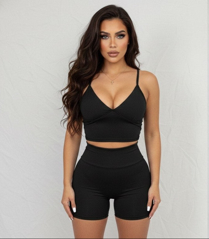 Kendall Lounge Fold-over Shorts (Multi Color)